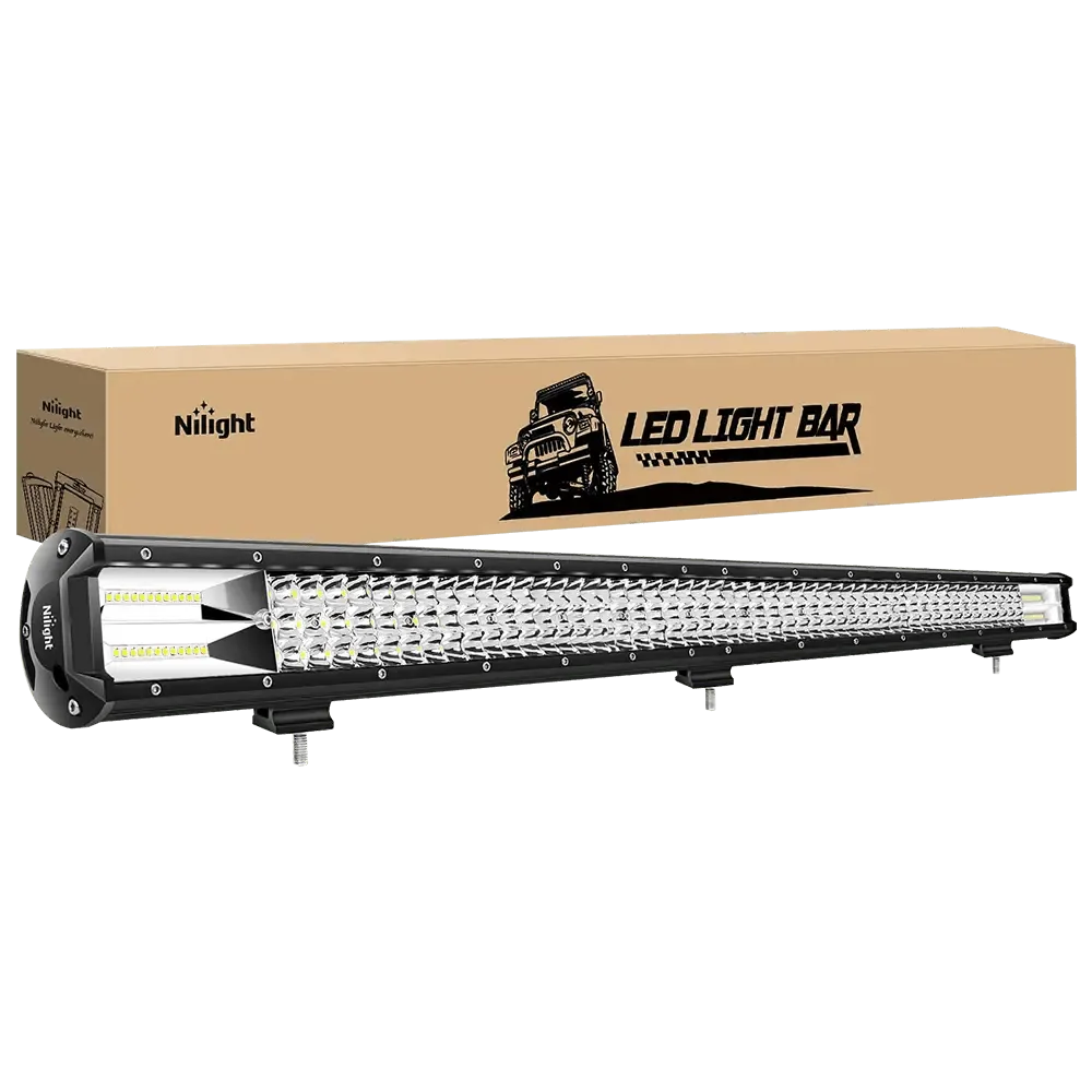 37 Inch 468W 46800LM Triple Row Spot Flood LED Light Bar