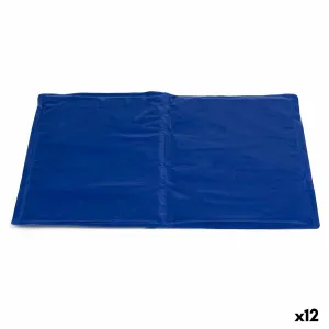 Dog Carpet Refreshing Blue Foam Gel 39.5 x 1 x 50 Cm 12 Units