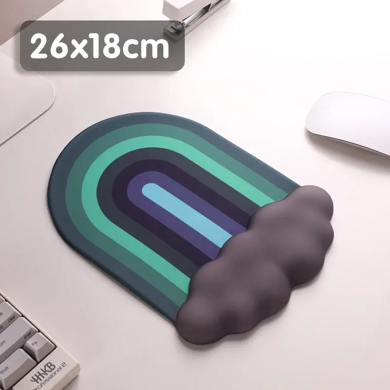 Rainbow Cloud Wrist Pad Set
